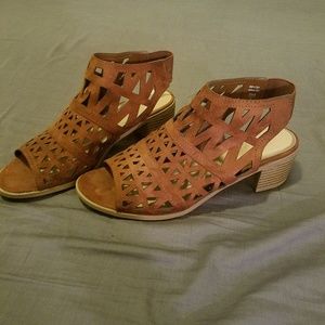 Rust colored sandals